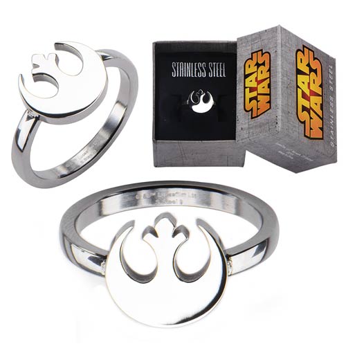 Star Wars Rebel Symbol Cut Out Ring